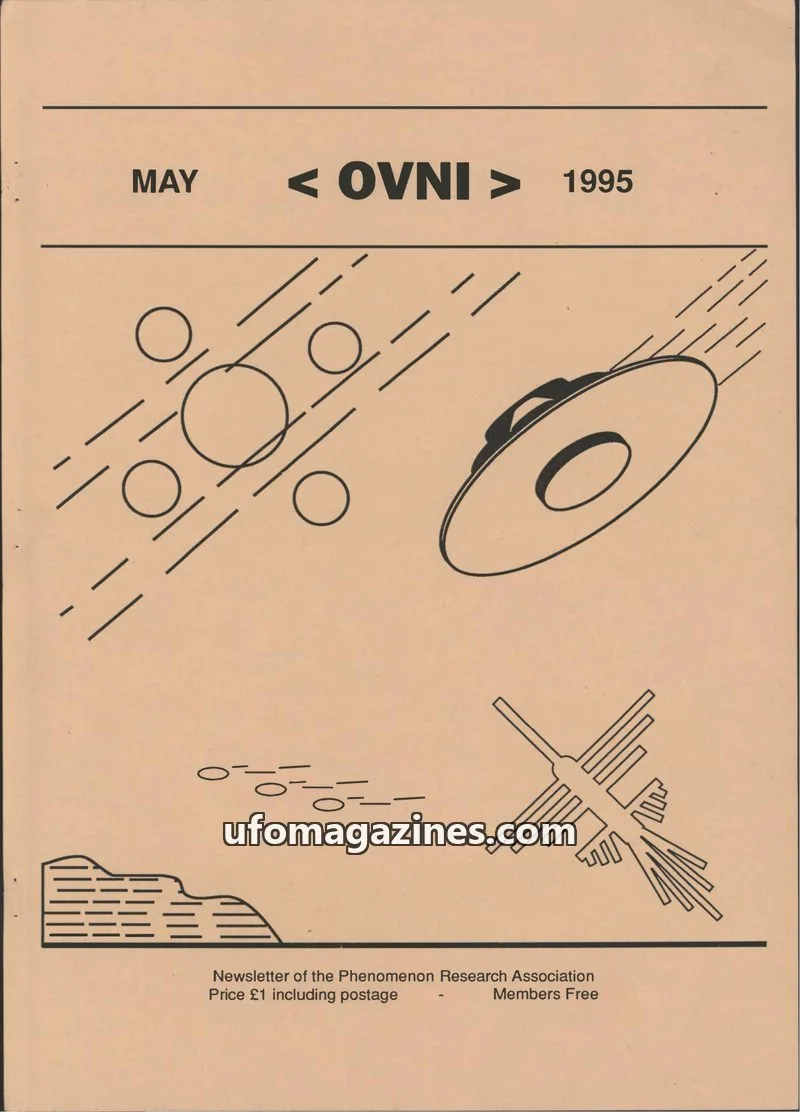 Cover of Phenomenon Research Association issue MAY: < OVNI >