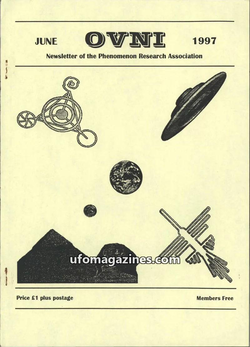 Cover of Phenomenon Research Association issue June: OVNI