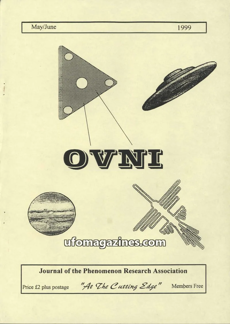Cover of Journal of the Phenomenon Research Association issue May/June: OVNI