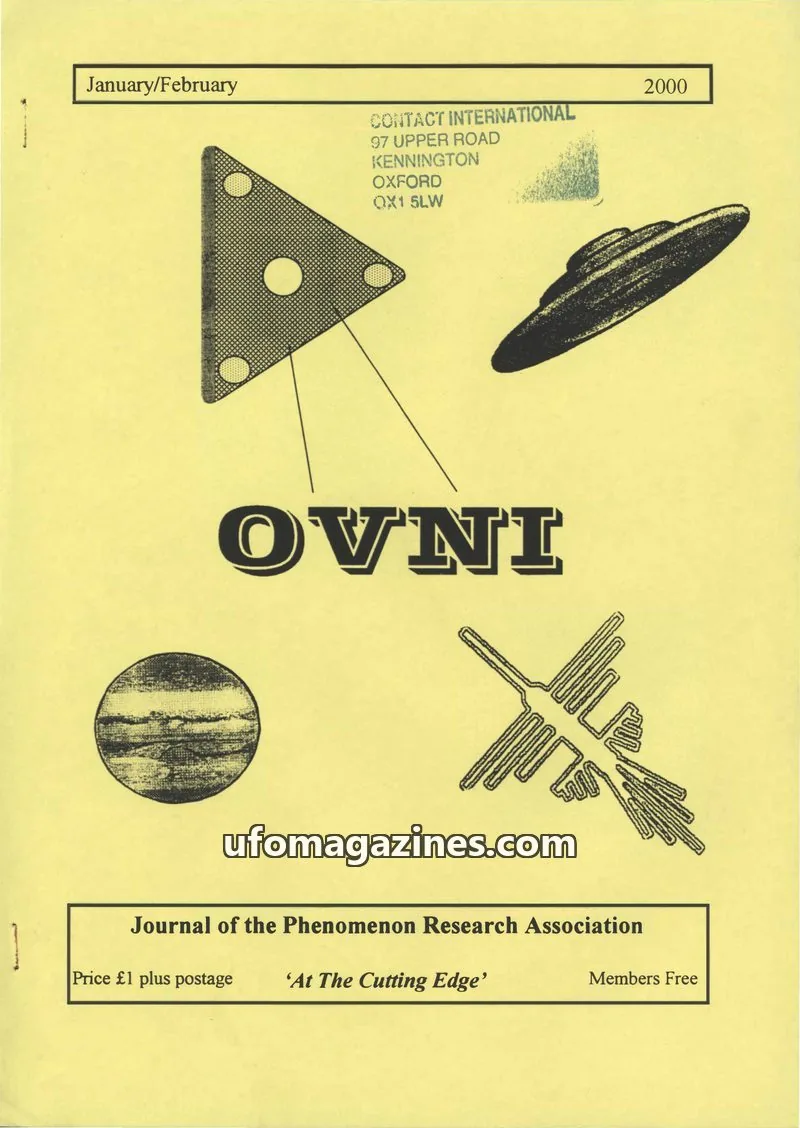 Cover of OVNI (Omar Fowler) issue January/February: OVNI