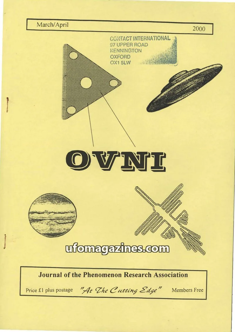 Cover of OVNI (Omar Fowler) issue March/April: OVNI