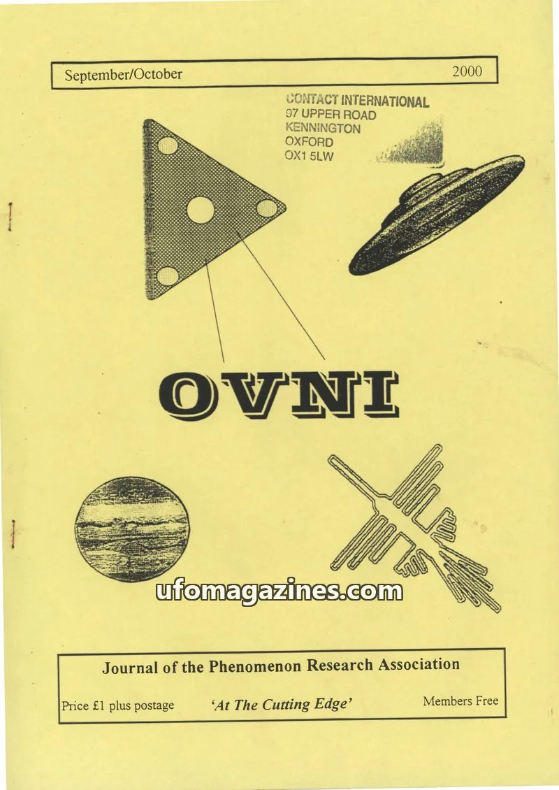 Cover of OVNI (Omar Fowler) issue September/October: OVNI