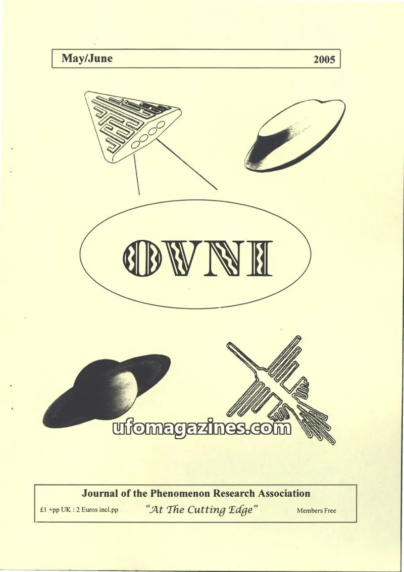 Cover of Journal of the Phenomenon Research Association issue May/June: OVNI