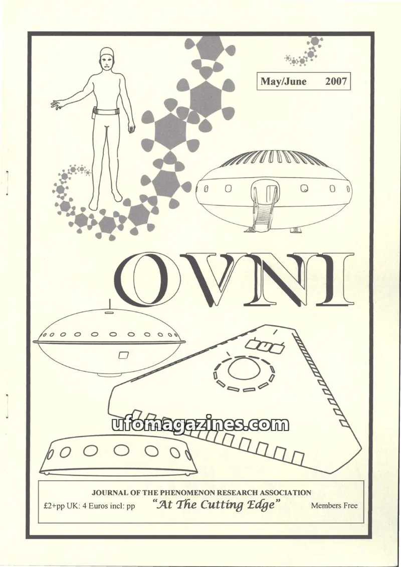 Cover of JOURNAL OF THE PHENOMENON RESEARCH ASSOCIATION issue May/June: OVNI