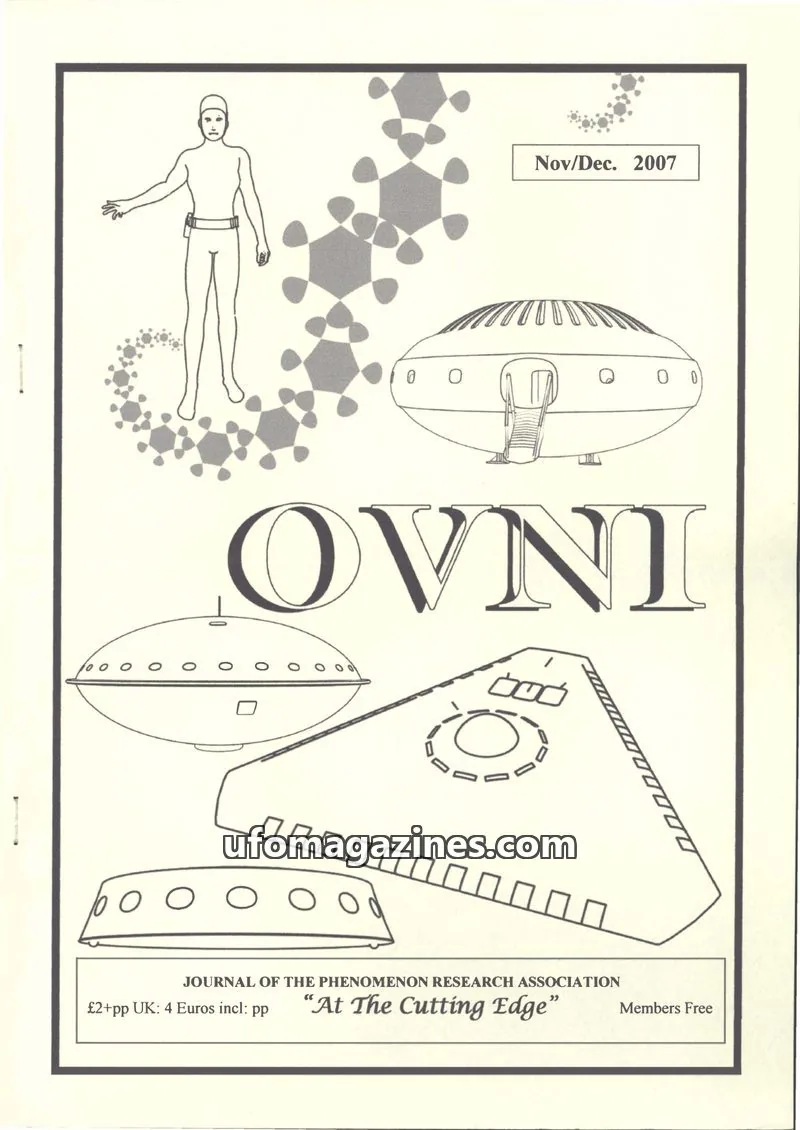 Cover of Phenomenon Research Association issue Nov/Dec.: OVNI