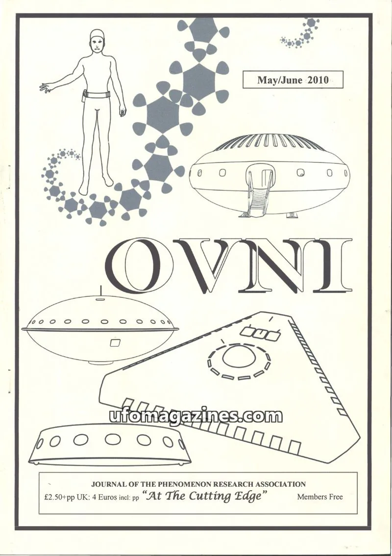 Cover of JOURNAL OF THE PHENOMENON RESEARCH ASSOCIATION issue May/June 2010: OVNI