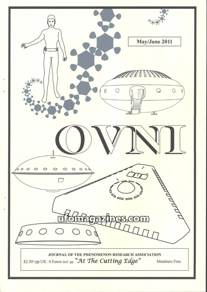 Cover of JOURNAL OF THE PHENOMENON RESEARCH ASSOCIATION issue May/June 2011: OVNI