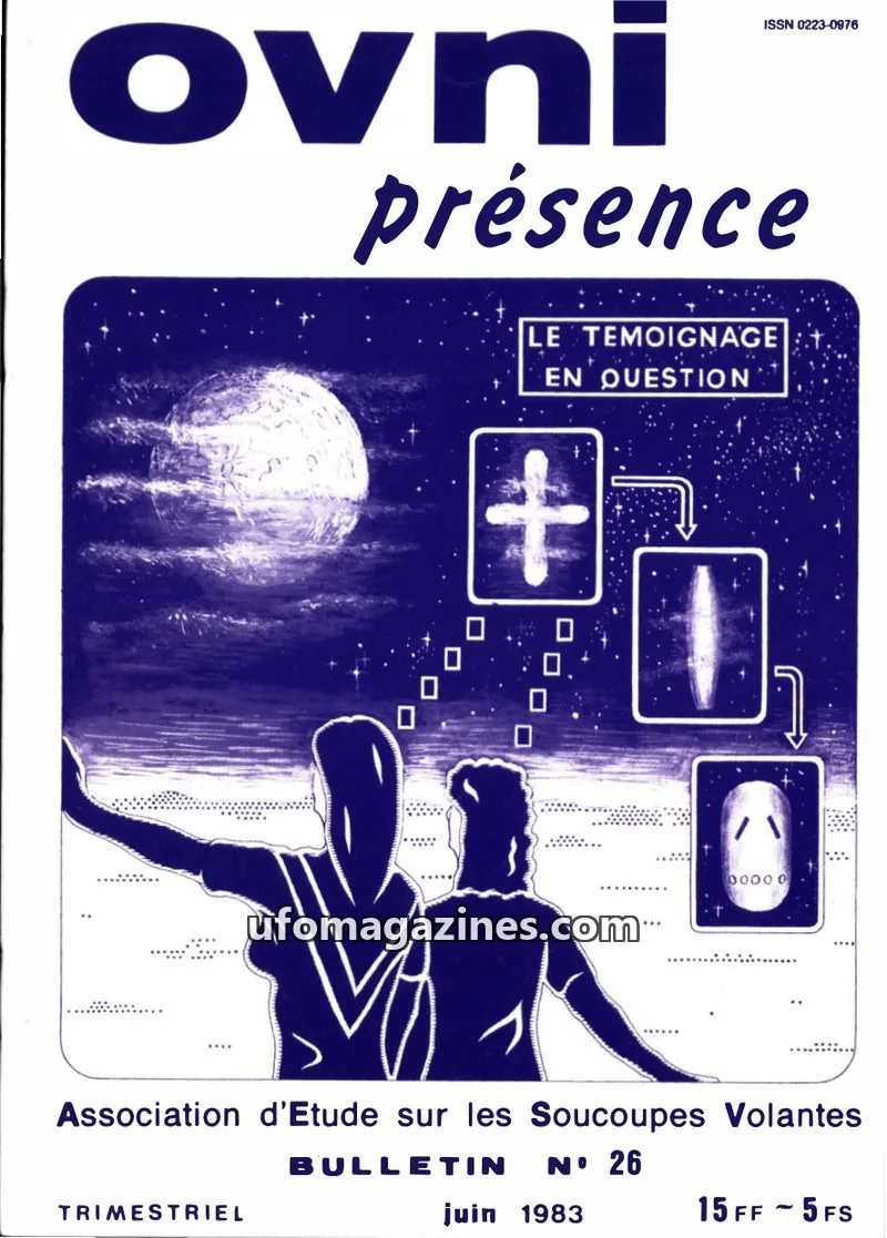 Cover of Association d'Etude sur les Soucoupes Volantes issue 26: ovni présence