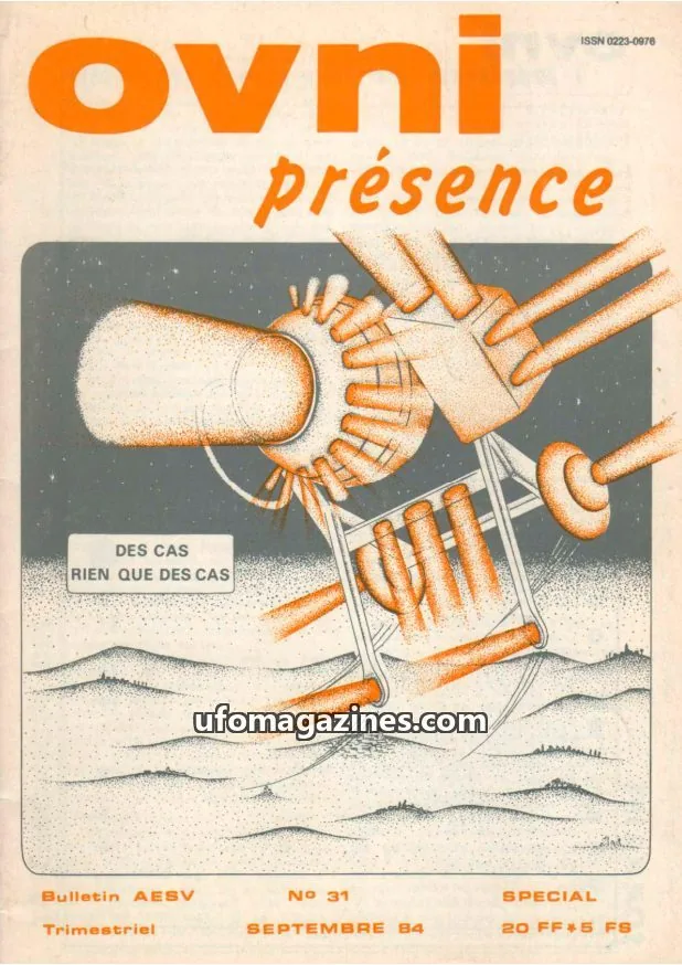 Cover of Association d'Etude sur les Soucoupes Volantes (AESV) issue 31: OVNI Présence