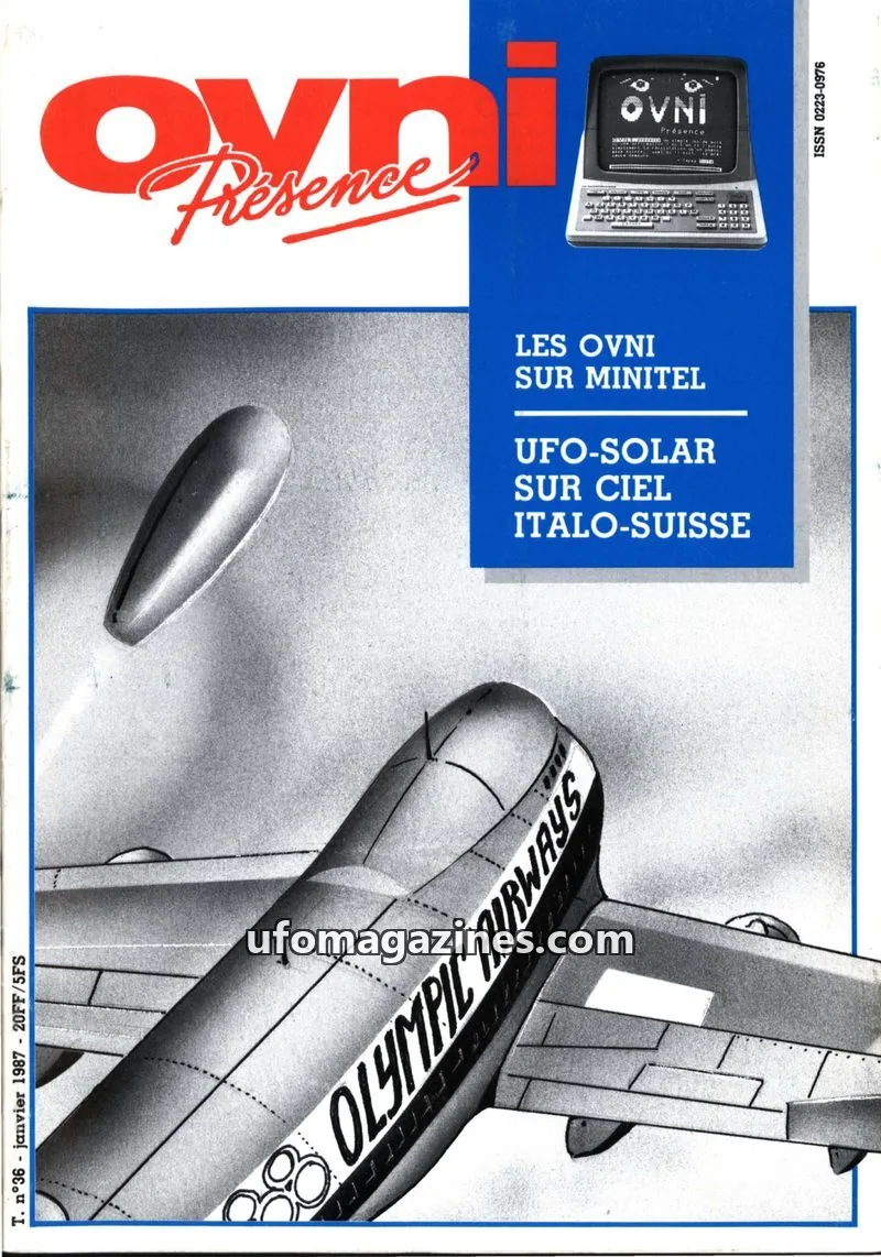 Cover of AESV issue 36: Ovni-Présence