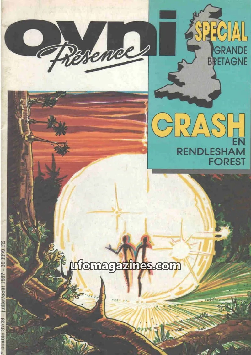 Cover of Association d'Etude sur les Soucoupes Volantes (AESV) issue 37/38: Ovni-présence