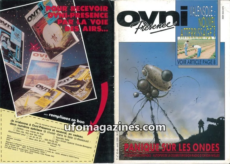 Cover of OVNI Presence issue 43-44: Ovni-Présence