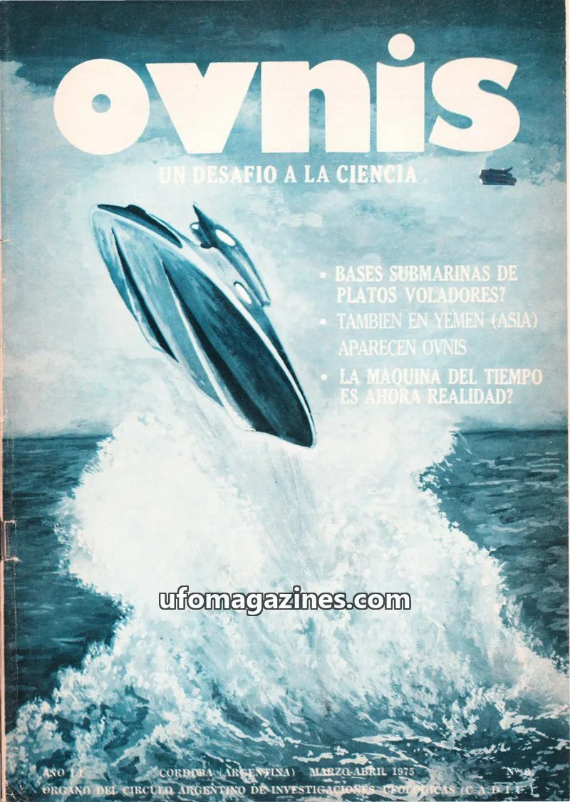 Cover of Ovnis - Un desafio a la ciencia issue MARZO-ABRIL 1975: ovnis