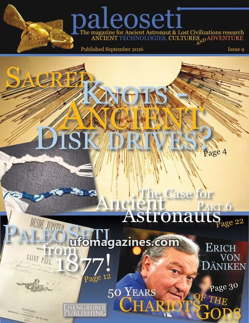 Cover of EISENGRUBER PUBLISHING issue 9: paleoseti