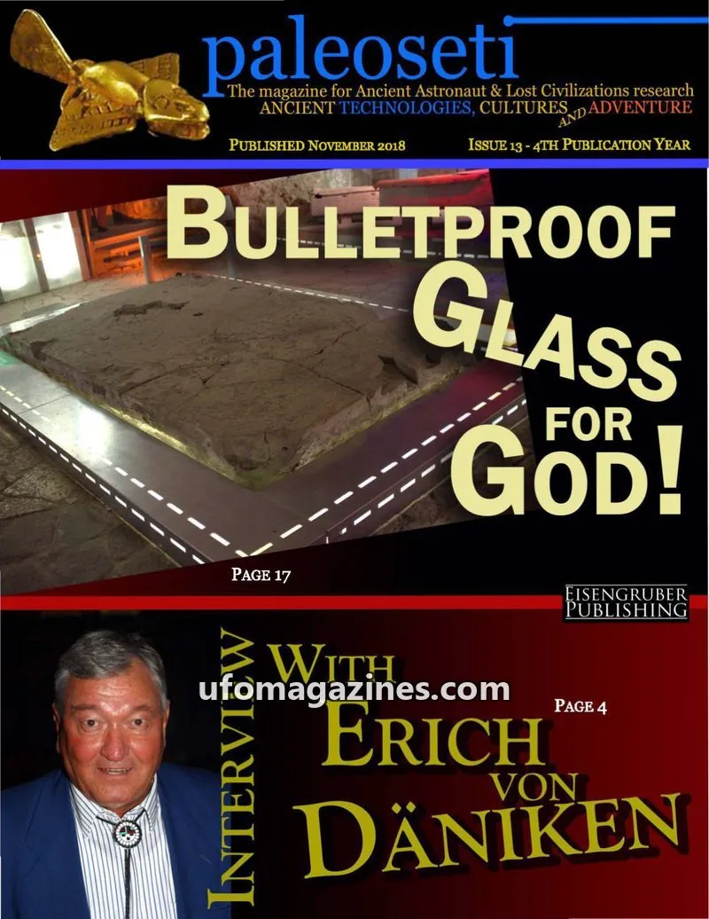 Cover of EISENGRUBER PUBLISHING issue 13: paleoseti