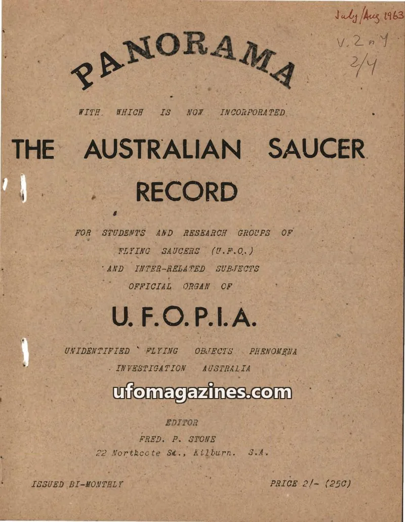 Cover of Panorama (Stone) issue V.2 No. 4: PANORAMA
