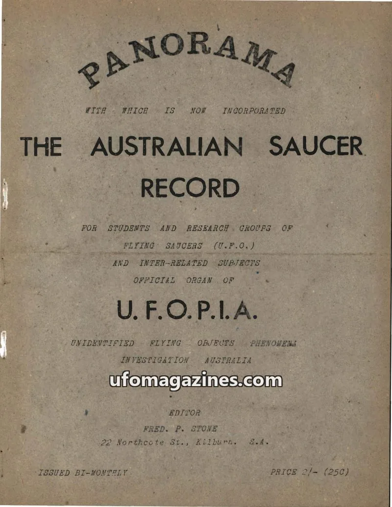 Cover of Panorama (Stone) issue Vol. 3 No. 2: PANORAMA