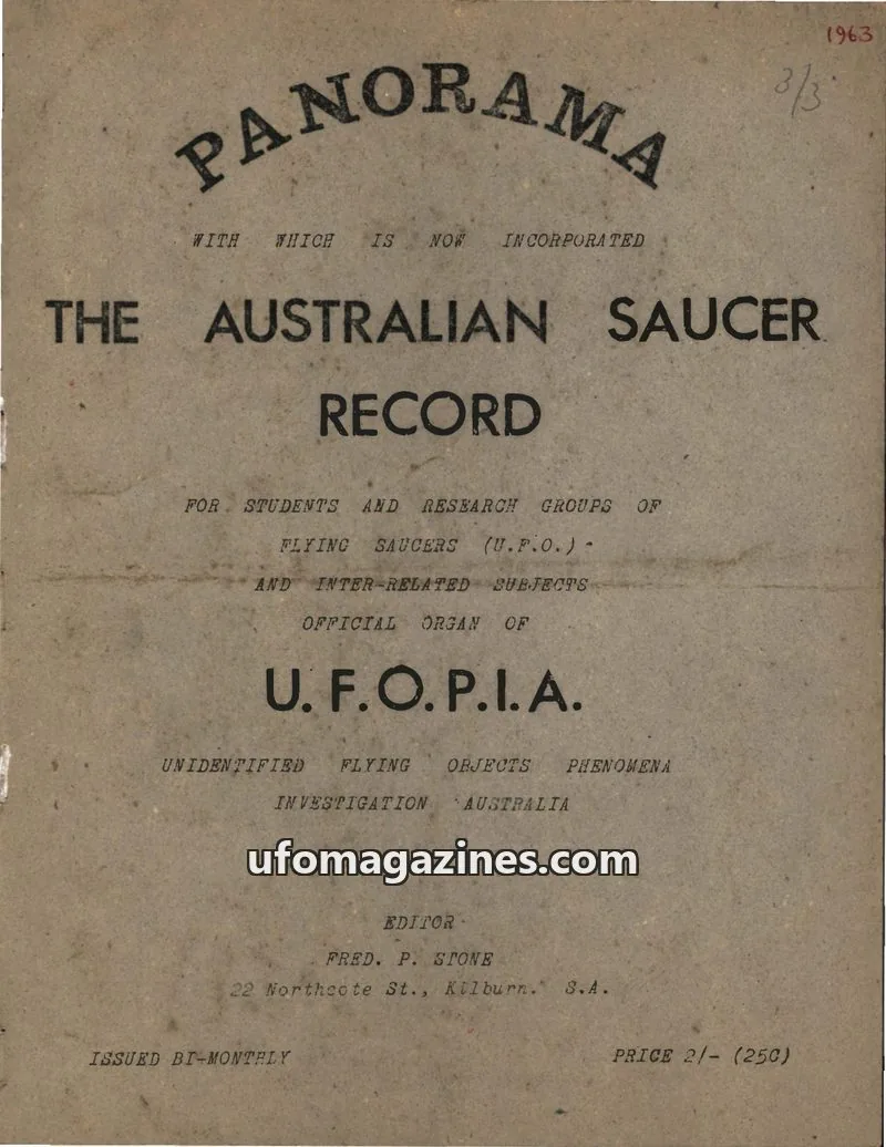Cover of Panorama (Stone) issue 3: PANORAMA