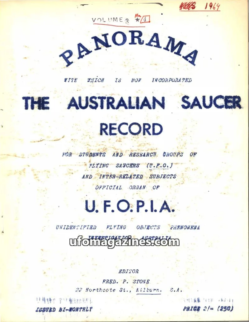 Cover of Panorama (Stone) issue Vol 3 No 4: PANORAMA