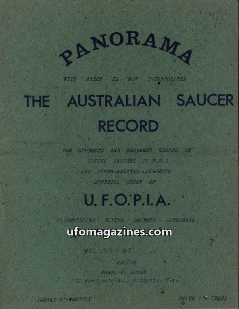 Cover of Panorama (Stone) issue 4. No2: PANORAMA
