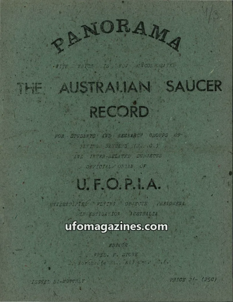 Cover of Panorama (Stone) issue Vol. 4 No. 3: PANORAMA
