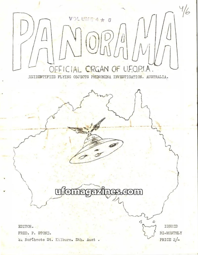 Cover of Panorama (Stone) issue Vol. 4 No 6: PANORAMA