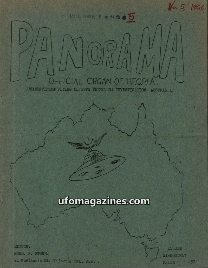 Cover of UFOPIA issue 5: PANORAMA