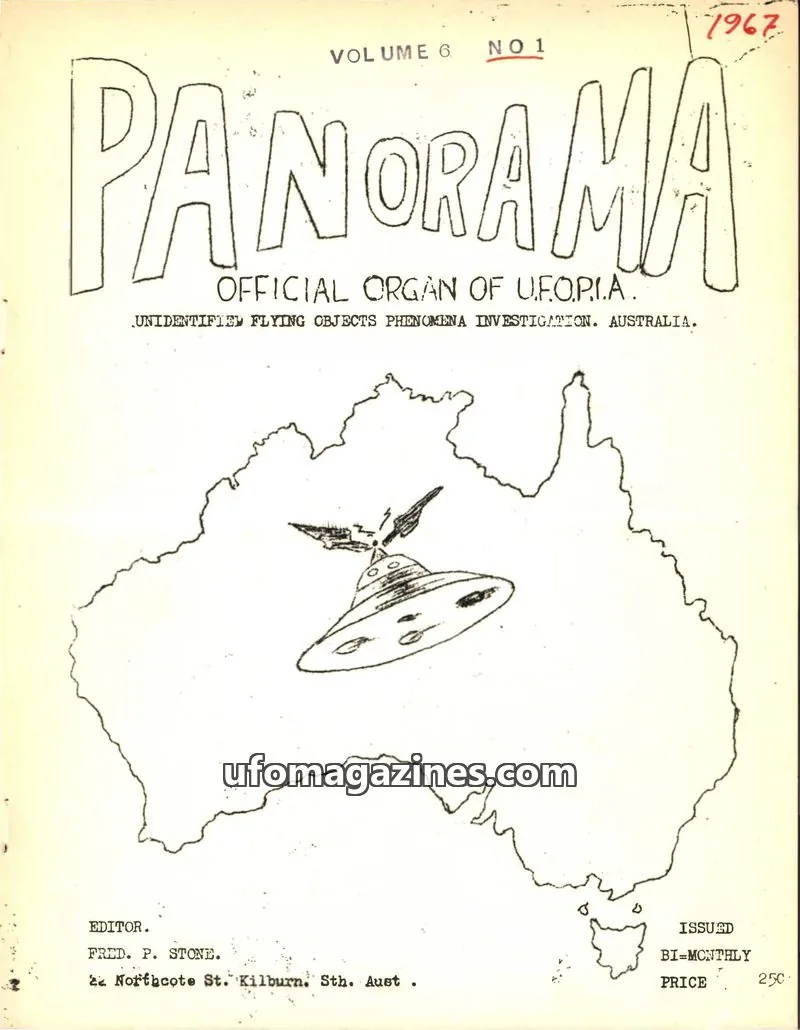 Cover of Panorama (Stone) issue Vol 6 No 1: PANORAMA