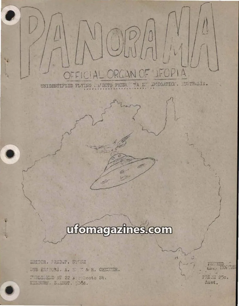 Cover of UFOPIA issue Vol. 7. No. 2: PANORAMA