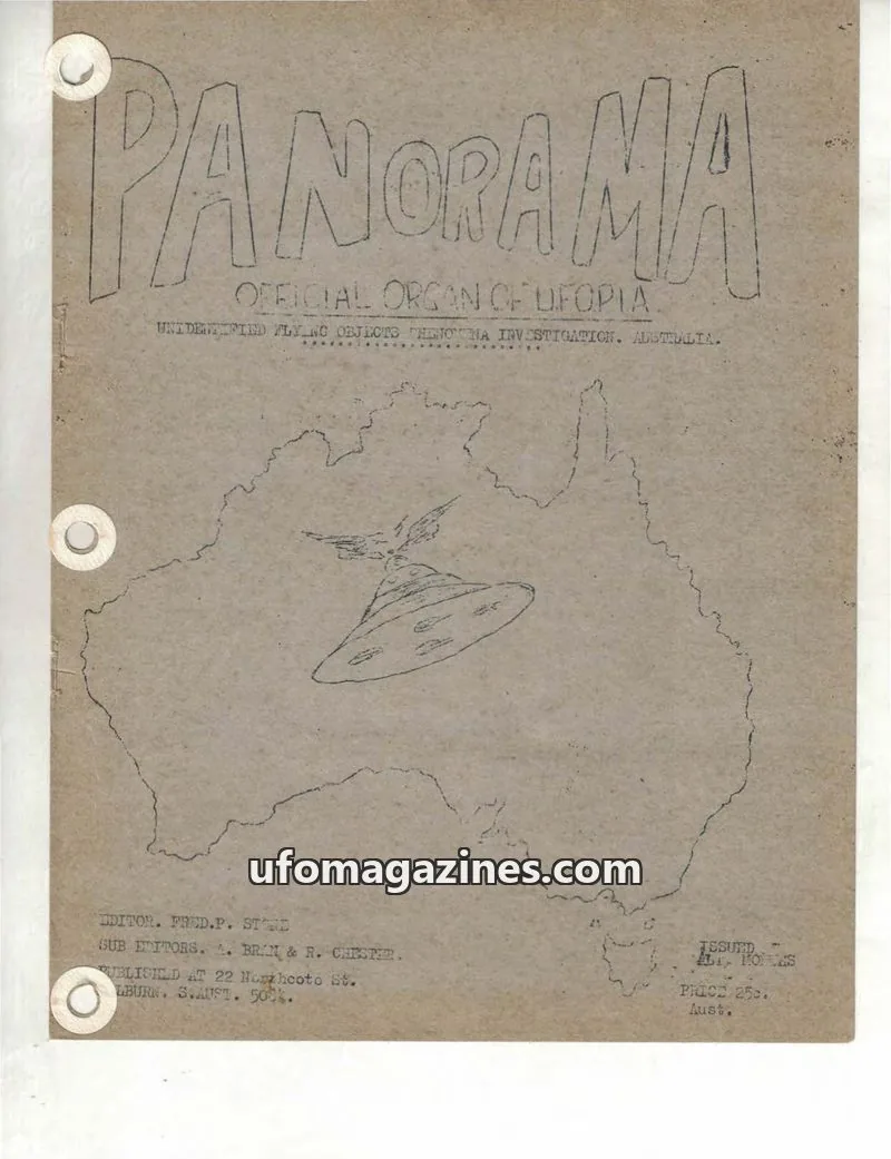 Cover of UFOFPA issue VOL. 7 NO. 5: PANORAMA