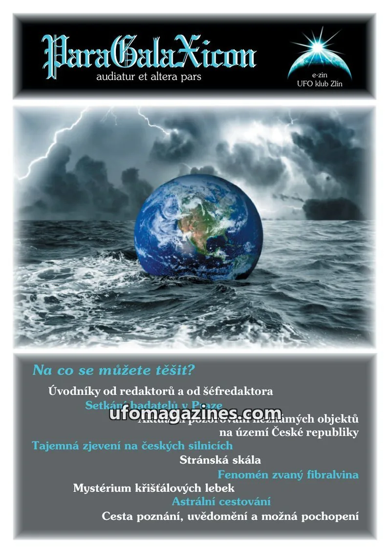 Cover of ParaGalaXicon (UFO club Zlin) issue 1: ParaGalaXicon
