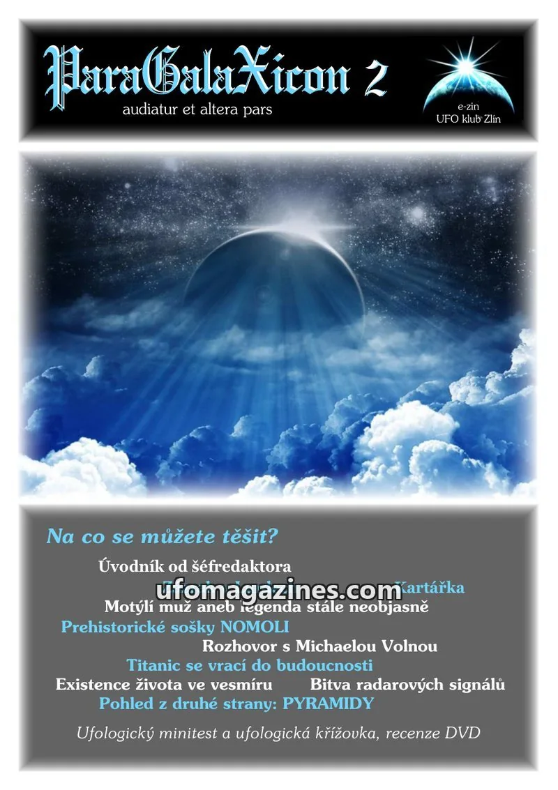 Cover of ParaGalaXicon (UFO club Zlin) issue 2: ParaGalaXicon