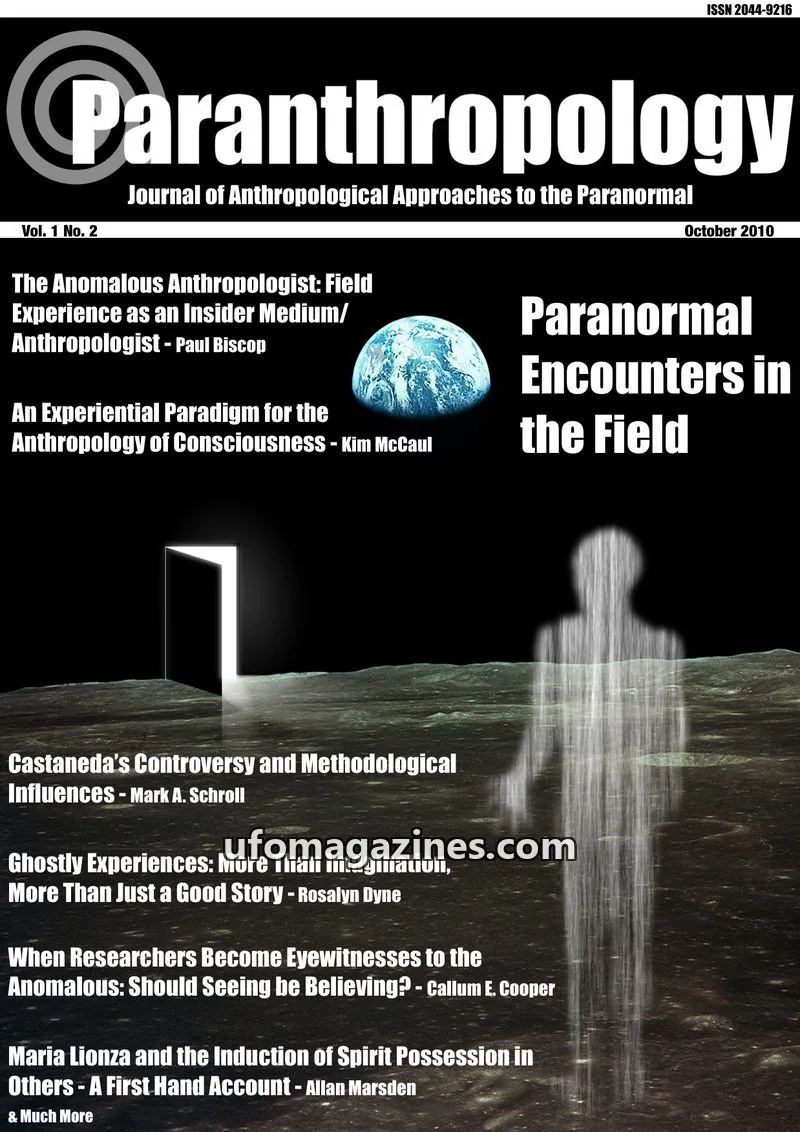Cover of Paranthropology issue Vol. 1 No. 2: Paranthropology