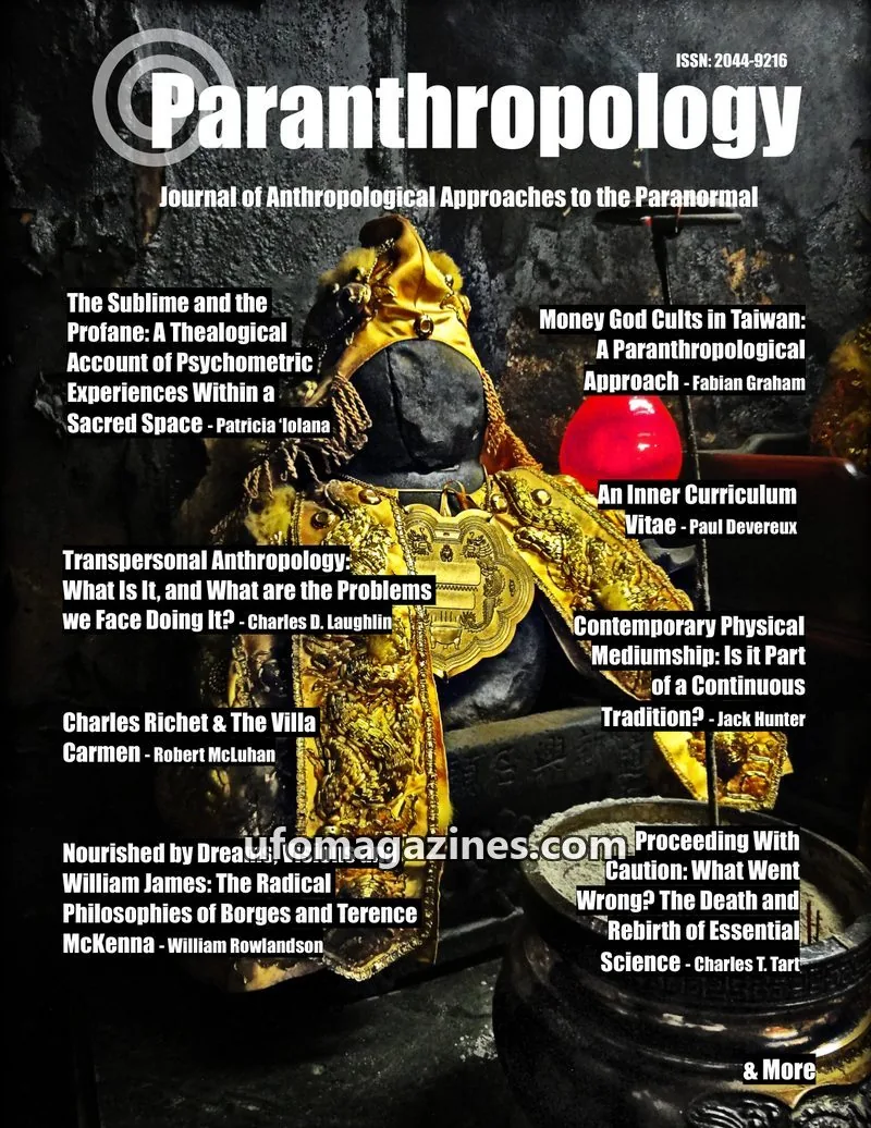 Cover of Paranthropology issue Vol. 3 No. 1: Paranthropology
