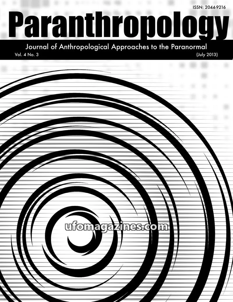 Cover of Paranthropology issue Vol. 4 No. 3: Paranthropology
