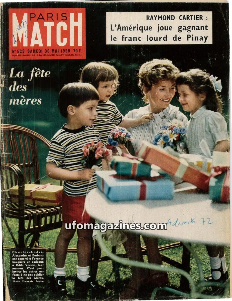 Cover of Paris Match issue 529: PARIS MATCH
