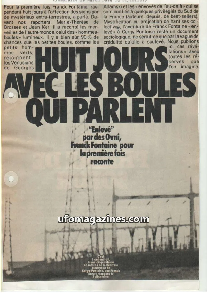 Cover of Paris Match: HUIT JOURS AVEC LES BOULES QUI PARLENT