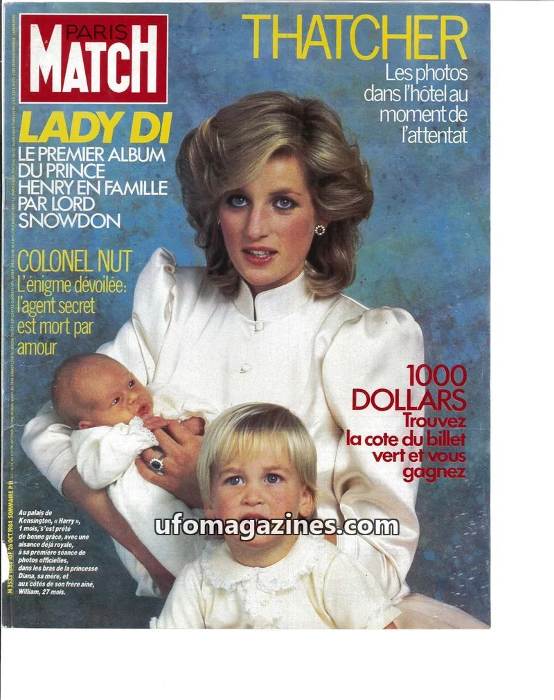 Cover of Paris Match issue 1848: PARIS MATCH