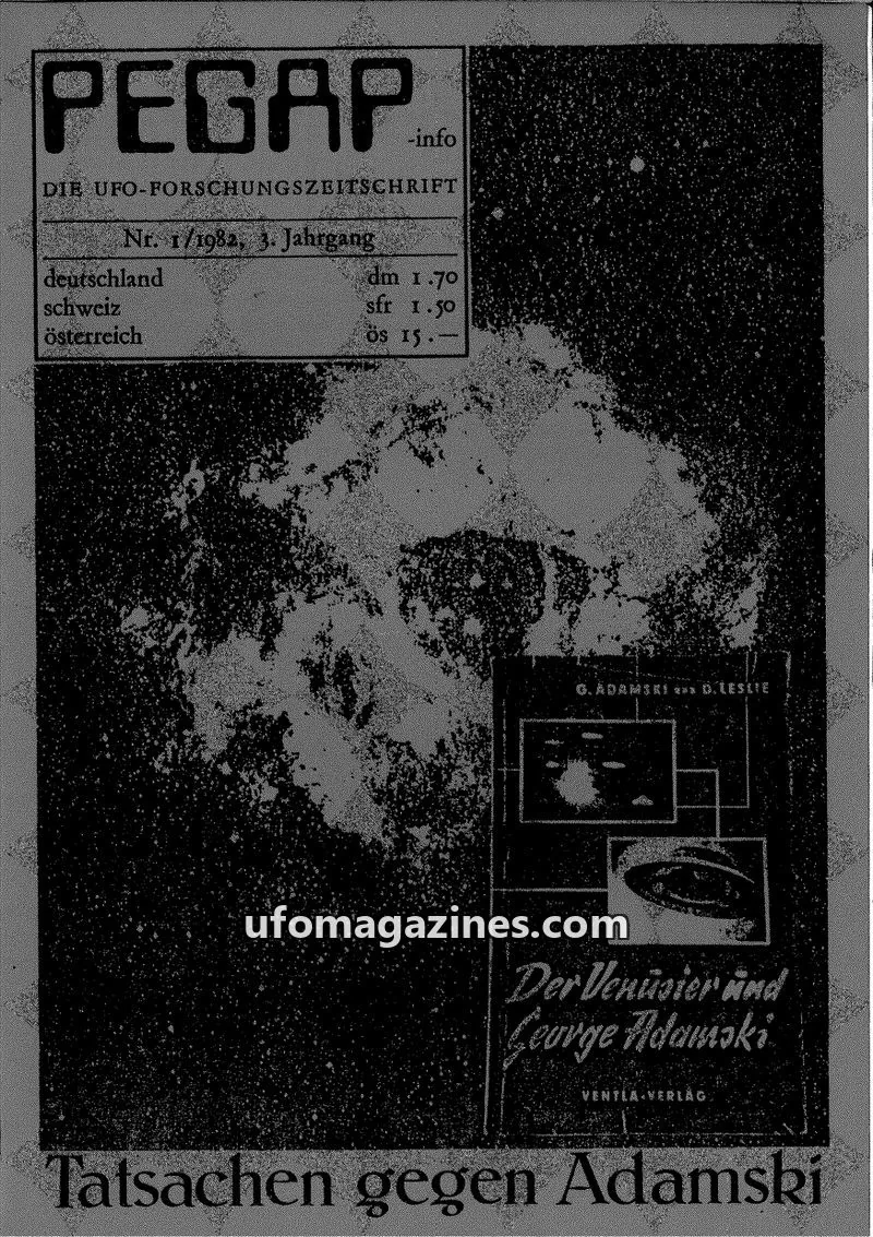 Cover of PEGAP Info issue 1/1982: PEGAP - INFO