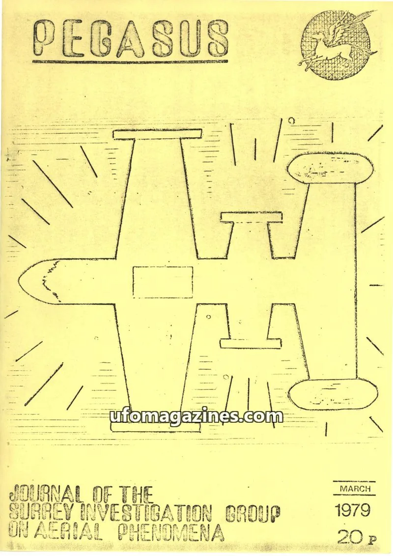 Cover of SURREY INVESTIGATION GROUP ON AERIAL PHENOMENA issue MARCH: PEGASUS