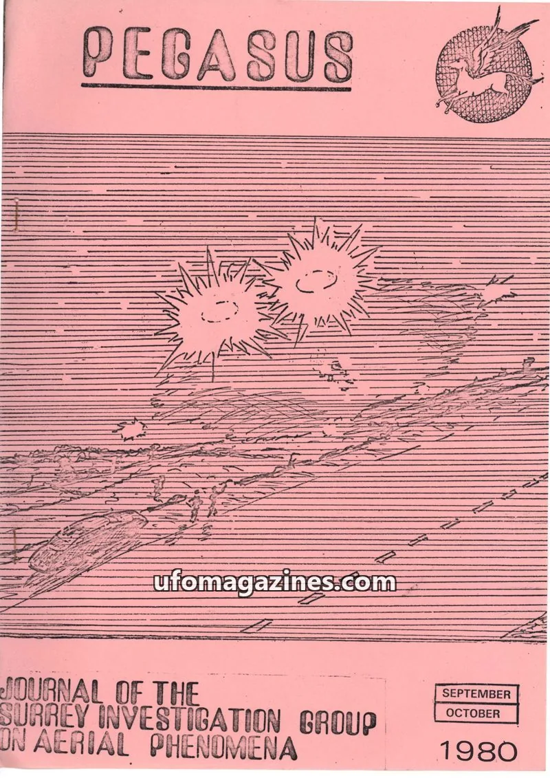Cover of Surrey Investigation Group issue September/October: PEGASUS