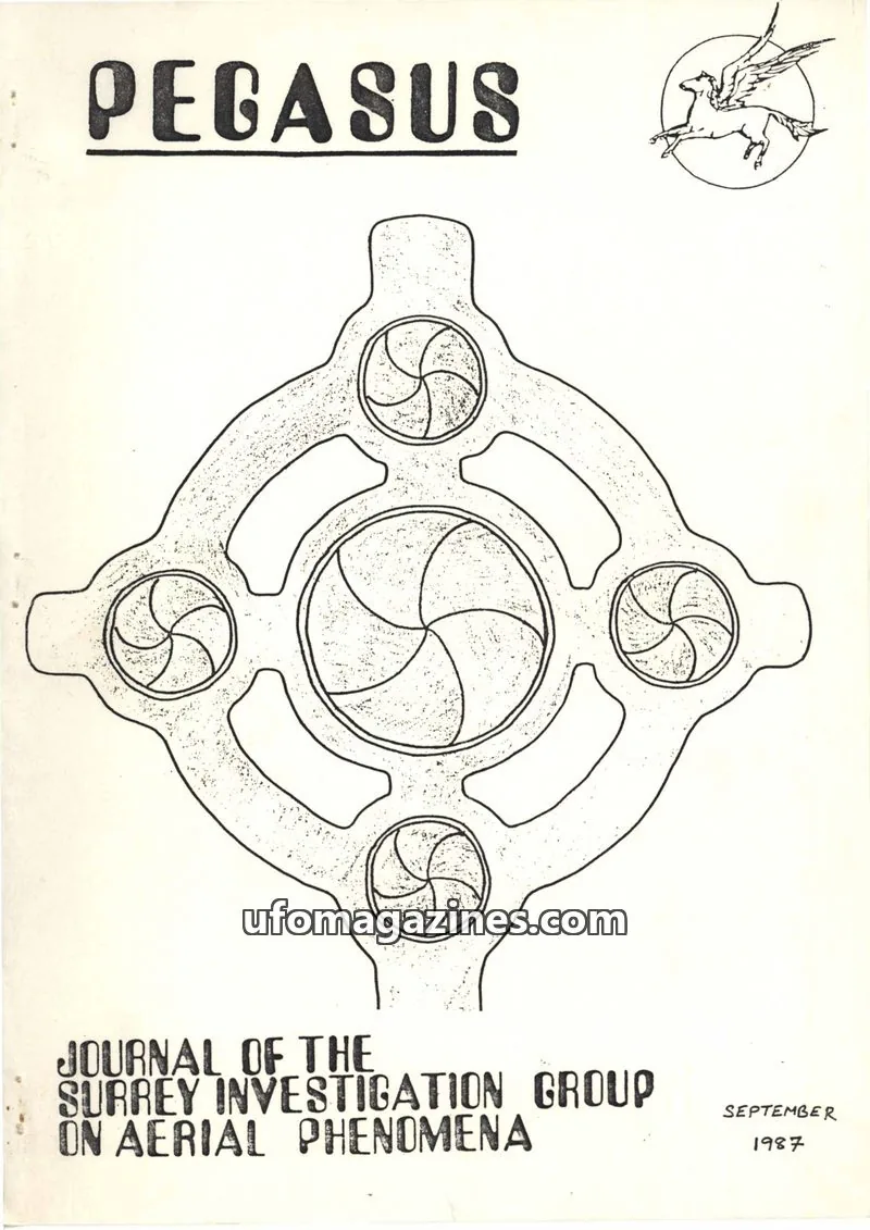 Cover of SURREY INVESTIGATION GROUP ON AERIAL PHENOMENA issue SEPTEMBER: PEGASUS
