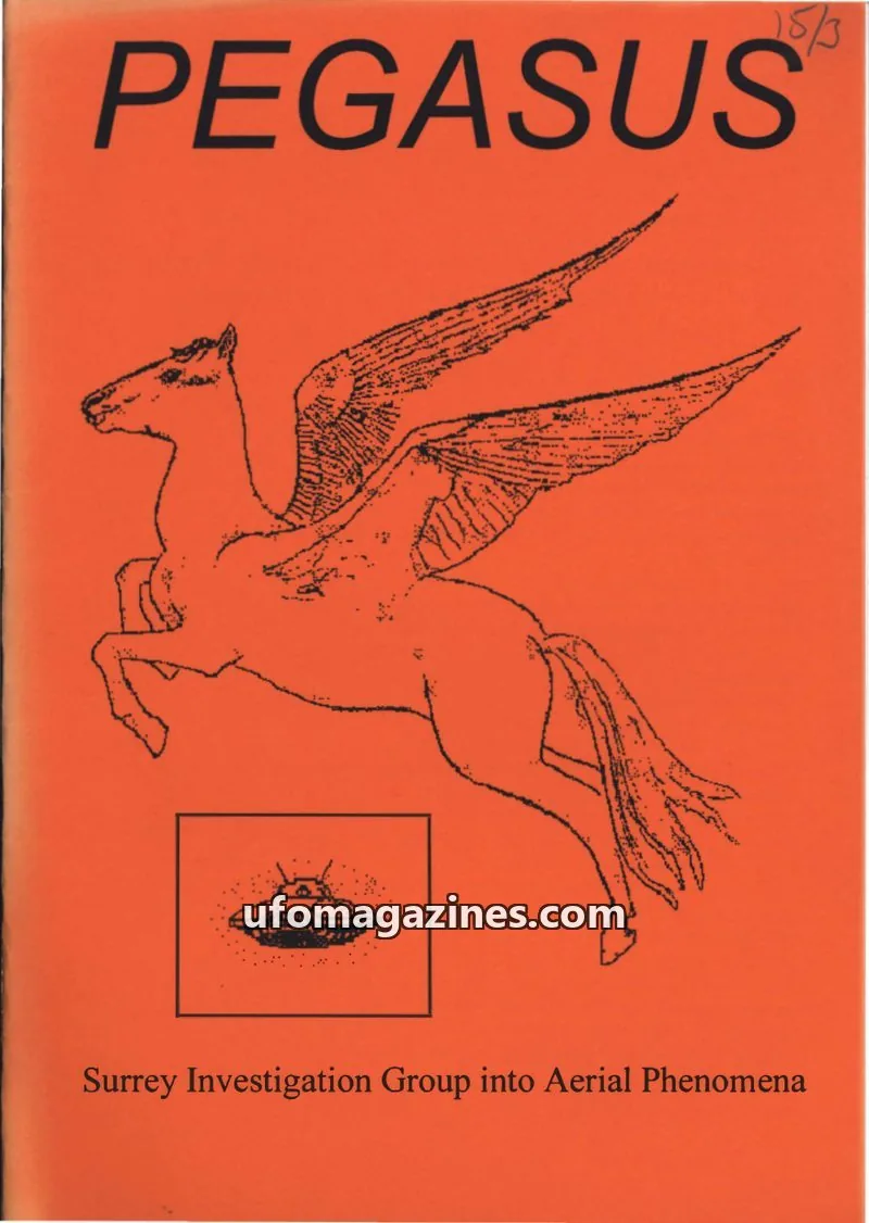 Cover of Surrey Investigation Group into Aerial Phenomena issue 15, #3: PEGASUS
