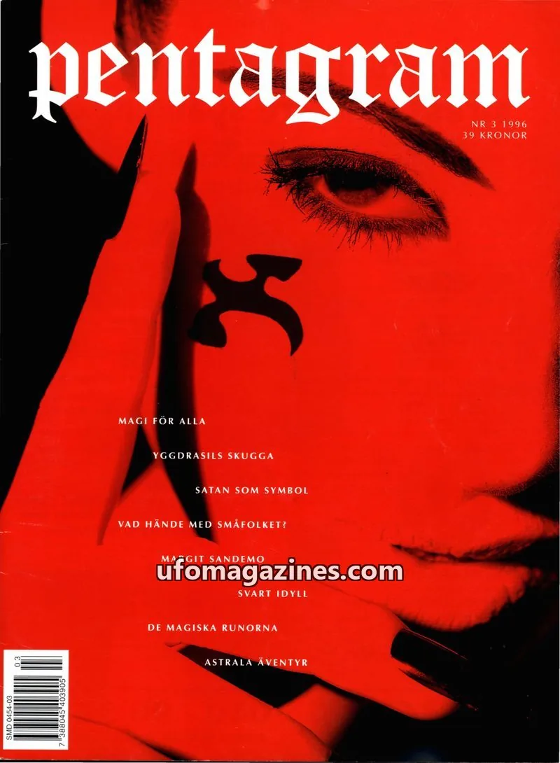 Cover of Pentagram issue NR 3 1996: pentagram