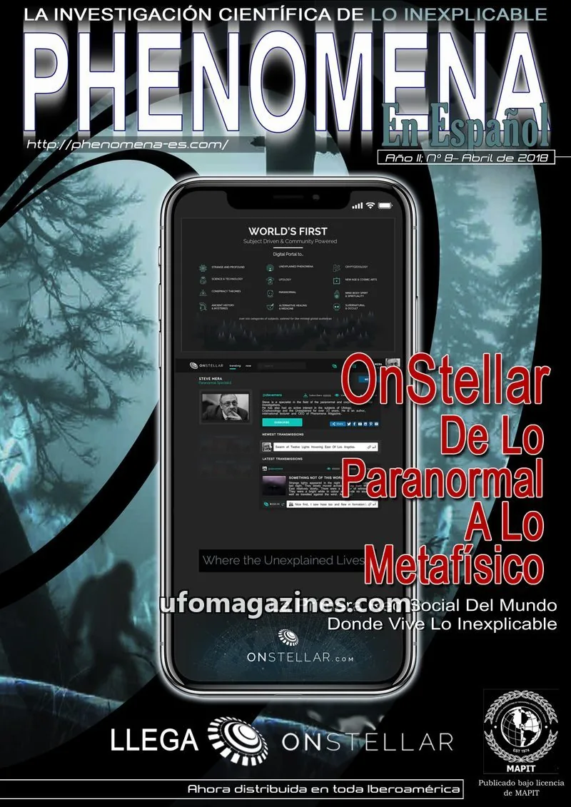 Cover of Phenomena en Espanol (MAPIT) issue N° 8: PHENOMENA