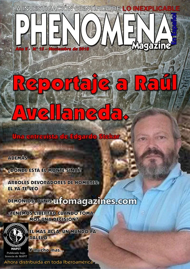 Cover of Phenomena en Espanol (MAPIT) issue 15: PHENOMENA MAGAZINE