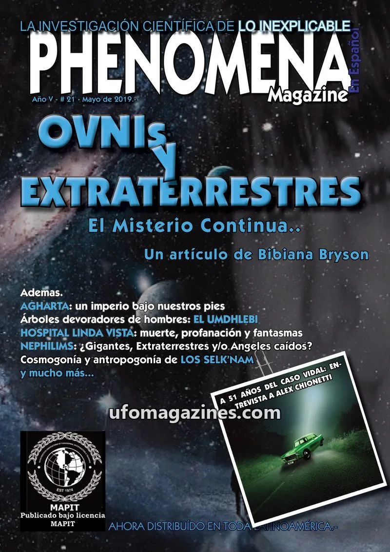 Cover of Phenomena en Espanol (MAPIT) issue 21: PHENOMENA