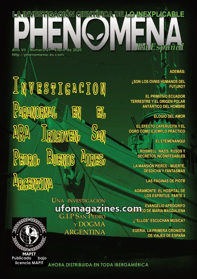 Cover of Phenomena en Espanol (MAPIT) issue 29: PHENOMENA