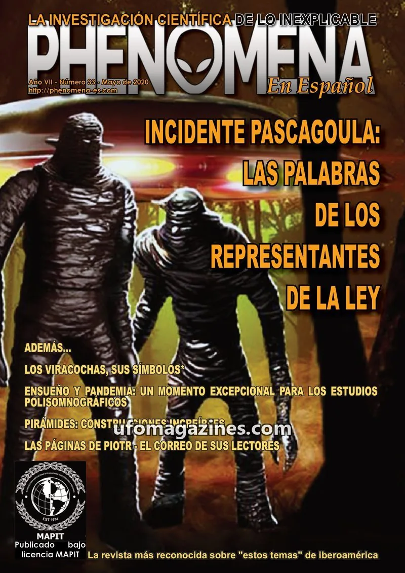 Cover of MAPIT issue 33: PHENOMENA En Español
