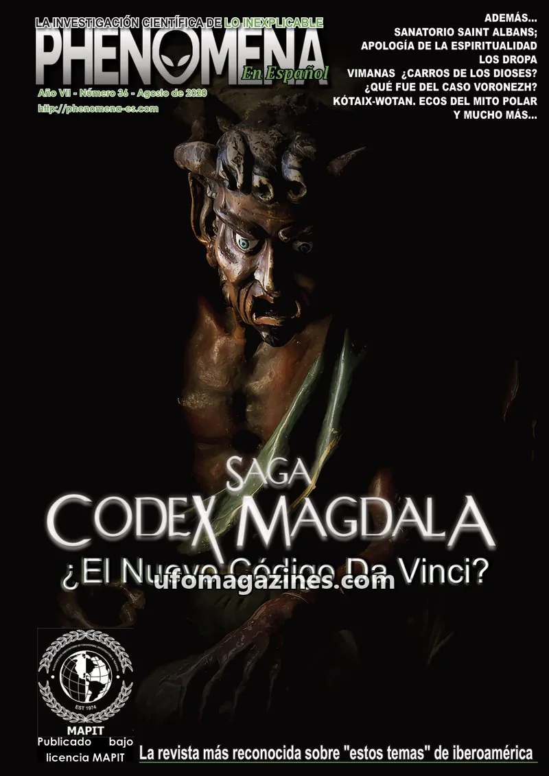 Cover of MAPIT issue 36: PHENOMENA En Español